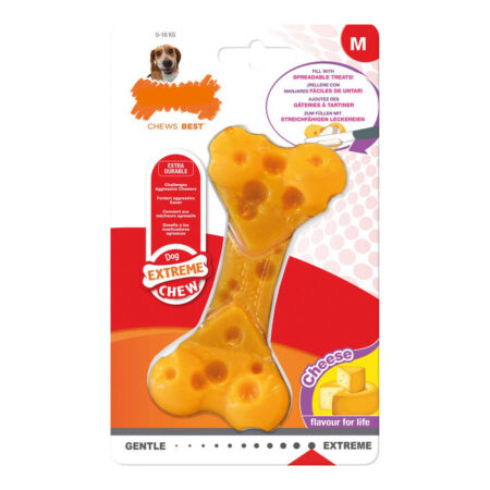 Nylabone Kauwspeelgoed Voor Honden Nylabone Dura Chew Kaas Maat M Nylon