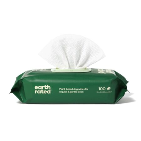 Earth Rated Vochtige Doekjes Voor Huisdieren Earth Rated Ongeparfumeerd 100 Stuks