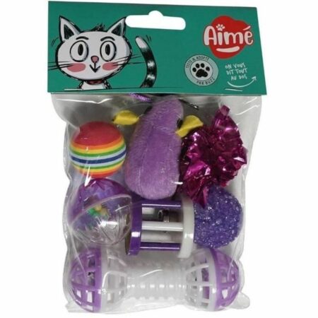Aimé Kattenspeeltje Aimé Multicolour 7 Onderdelen