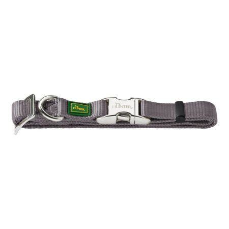 Hunter Hondenhalsband Hunter Alu-Strong Grijs Maat L (45-65 Cm)