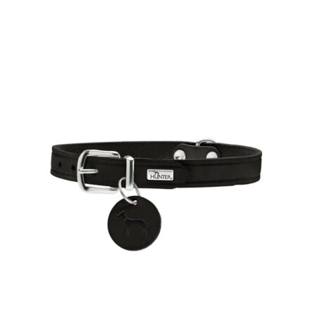 Hunter Hondenhalsband Hunter Aalborg Zwart M 38-47 Cm