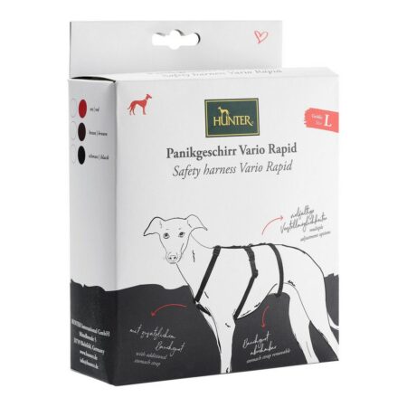 Hunter Hondentuigje Hunter Safety Vr 64-100 Cm Rood L M/L
