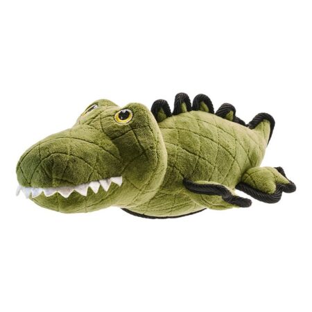 Hunter Knuffel Voor Honden Hunter Tough Groen Polyester Krokodiel 38 Cm 27 Cm