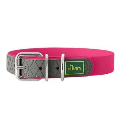 Hunter Hondenhalsband Hunter Convenience Roze Maat M (38-46 Cm)