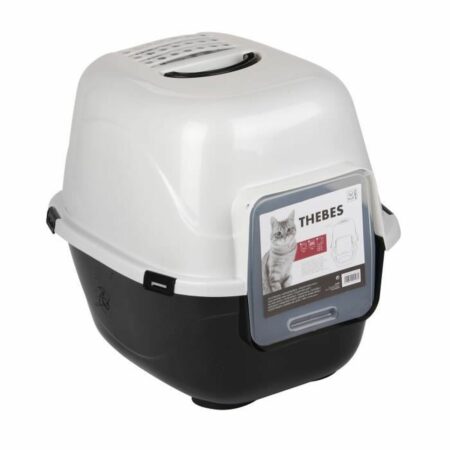 Mpets Transportkooi Voor Huisdieren Mpets 62 X 53 X 58 Cm Wit Wit/Zwart Plastic