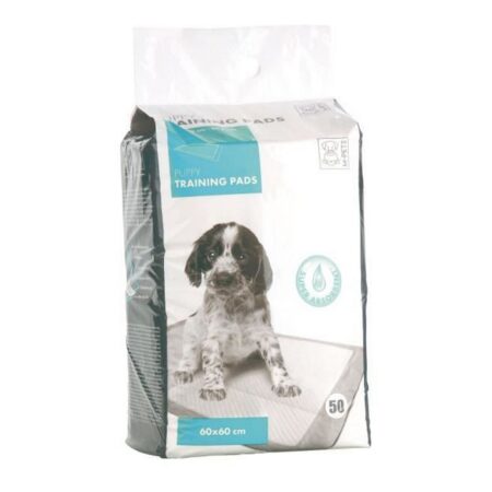 Mpets Zindelijkheidstraining-Pads Voor Honden Mpets Wit Polyethyleen Gel Cellulosa (50 Stuks)