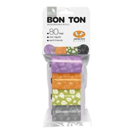 United Pets Hygiënezakjes United Pets Bon Ton Regular Hond Gesorteerde Kleuren (4 X 20 Uds)