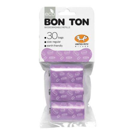 United Pets Hygiënezakjes United Pets Bon Ton Regular Hond Lila (3 X 10 Uds)