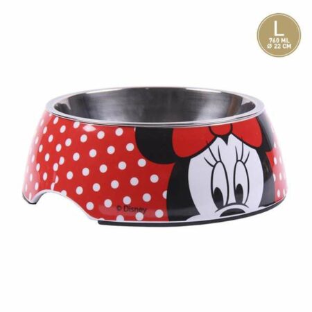 Minnie Mouse Voerbak Voor Honden Minnie Mouse Melamine 760 Ml