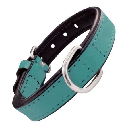 Gloria Hondenhalsband Gloria Gestoffeerd Turquoise 45 Cm (45 X 2 Cm)