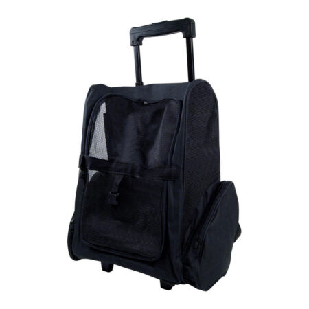 Gloria Huisdierenrugzak Met Wielen Gloria Trolley Trip Zwart 36 X 30 X 49 Cm