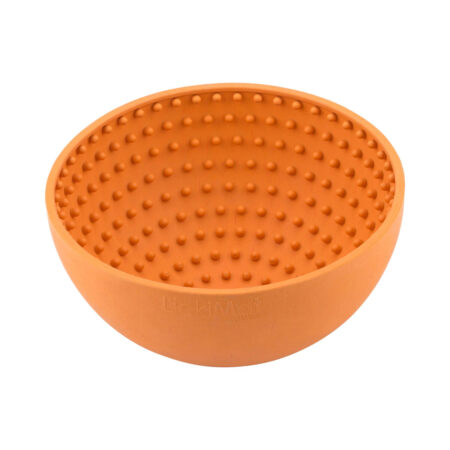 Lickimat Voerbak Voor Honden Lickimat Wobble Oranje Orange Rubber