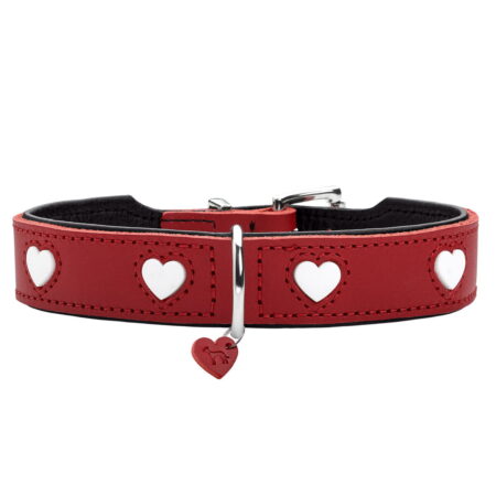 Hunter Hondenhalsband Hunter Love Rood S/M 38-44 Cm