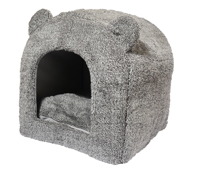 40 Winks Rosewood Kattenmand Iglo Teddy Grijs 38X38X40 Cm