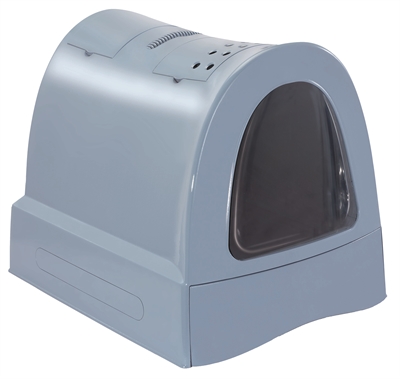 Imac Kattenbak Zuma Met Schuiflade Blauw 40X56X42,5 Cm