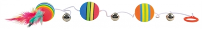 Trixie Regenboog Balletjes Aan Elastisch Koord 3 St