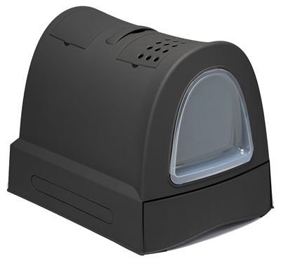 Imac Kattenbak Zuma 2Nd Life Met Schuiflade Antraciet 40X56X42,5 Cm