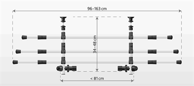 Trixie Hondenrek Auto Zilver / Zwart 96-163X34-48 Cm - Image 3