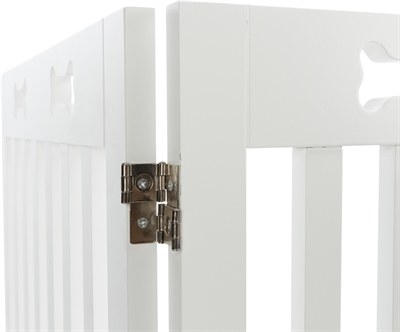 Trixie Hondenhek Afsluithek Wit 4 Panelen 60-160X75 Cm - Image 10