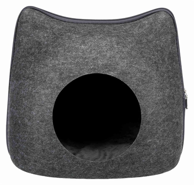 Trixie Relax Iglo Kat Vilt Grijs 38X37X35 Cm