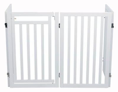 Trixie Hondenhek Met Deur Wit 60-160 X 81 Cm