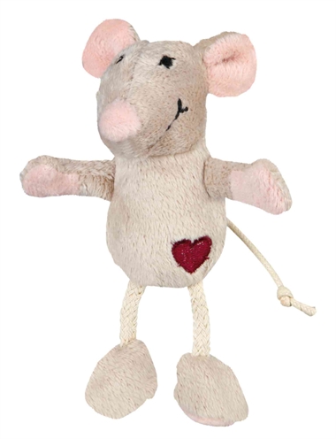 Trixie Muis Pluche Beige 11 Cm