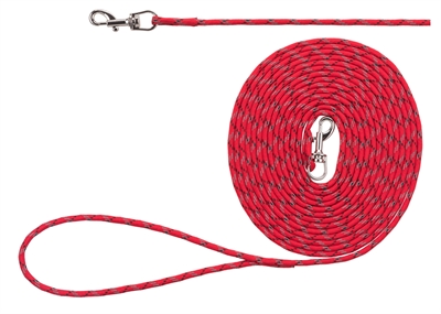 Trixie Hondenriem Junior Sleeplijn Lang Rood 4 Mmx4 Mtr