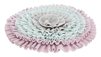 Trixie Junior Snuffelmat Zacht Roze / Mintgroen / Grijs 38X38 Cm