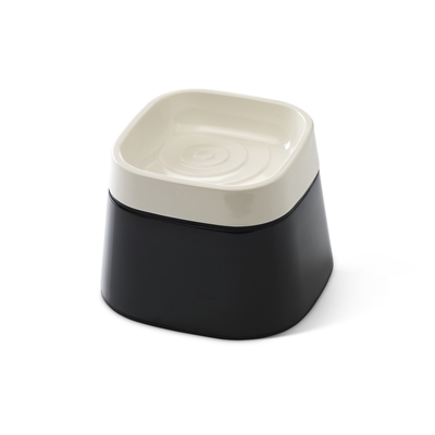 Savic Ergo Cube Drinkbak Creme / Zwart 22X22X16 Cm