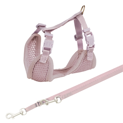 Trixie Junior Puppytuig Soft Met Riem Lila 26-34X1 Cm / 2 Mtr