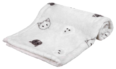 Trixie Deken Mimi Softpluche Lichtgrijs 70X50X3 Cm
