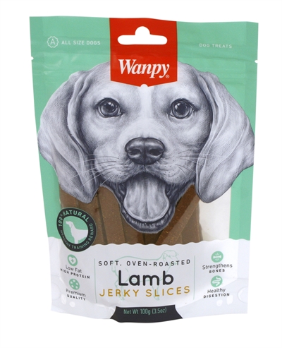 Wanpy Soft Oven-Roasted Lamb Jerky Slices 100 Gr - Image 2