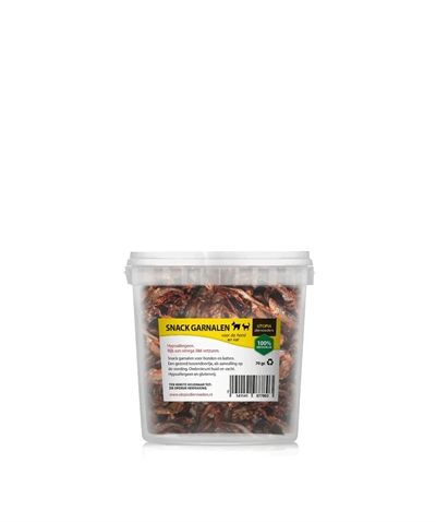 Utopia Gedroogde Snackgarnalen 70 Gr