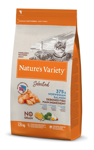 Natures Variety Selected Sterilized Norwegian Salmon 1,25 Kg
