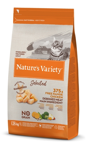 Natures Variety Selected Sterilized Free Range Chicken 1,25 Kg