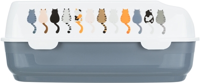 Trixie Kattenbak Delio Paars / Wit 48X35X20 Cm - Image 4