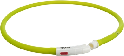Trixie Lichtgevende Halsband Hond Usb Siliconen Oplaadbaar Groen 70X1 Cm - Image 2