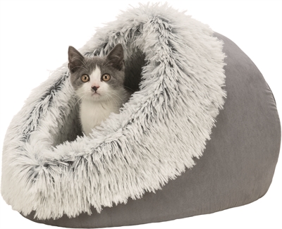 Trixie Kattenmand Iglo Harvey Grijs / Wit-Zwart 41X35X26 Cm - Image 8