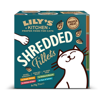 Lily's Kitchen Shredded Fillets Multipack 8X70 Gr