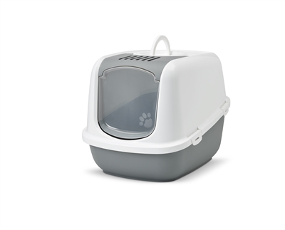 Savic Kattenbak Nestor Jumbo Koudgrijs / Wit 66,5X48,5X46,5 Cm