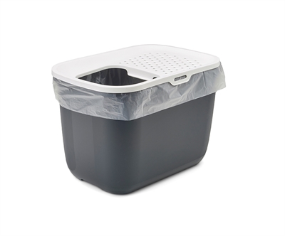 Savic Kattenbak Hop In Antraciet / Wit 58,5X39X39,5 Cm - Image 2
