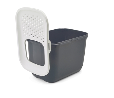 Savic Kattenbak Hop In Antraciet / Wit 58,5X39X39,5 Cm - Image 3
