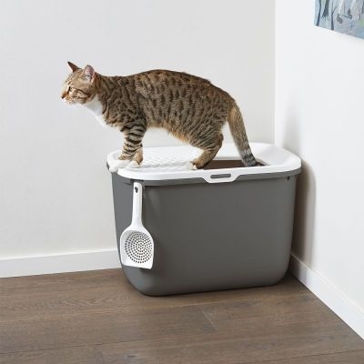 Savic Kattenbak Hop In Antraciet / Wit 58,5X39X39,5 Cm - Image 8