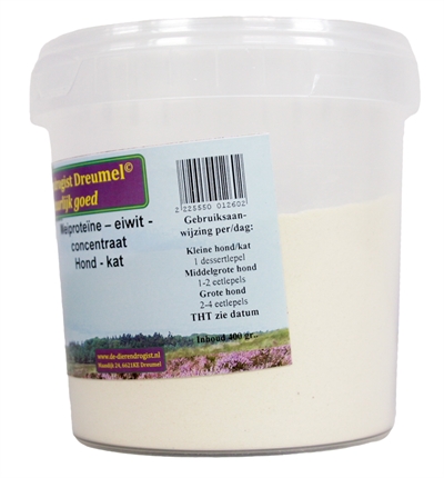 Dierendrogist Weiproteine Concentraat Hond / Kat 400 Gr - Image 2