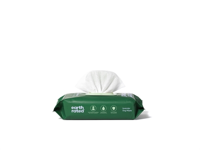 Earth Rated Dog Wipes Lavendel Composteerbaar 20,5X20,5 Cm 100 St - Image 2