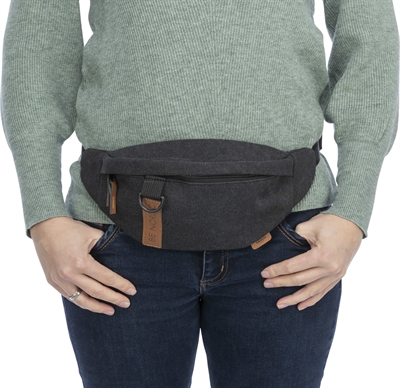 Trixie Be Nordic Heuptas Zwart 24X8X11 Cm Riem 50-165 Cm