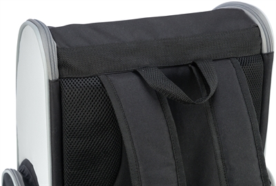 Trixie Hondentas Rugtas Chloe Lichtgrijs / Zwart 39X27X43 Cm - Image 4
