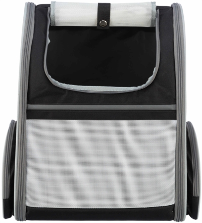 Trixie Hondentas Rugtas Chloe Lichtgrijs / Zwart 39X27X43 Cm - Image 5