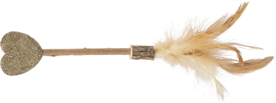 Trixie Matatabi Lolly Hart Catnip Kattenspeelgoed Met Veren 23 Cm - Image 2