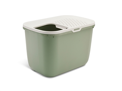 Savic Kattenbak Hop In Botanical Groen 58,5X39X39,5 Cm